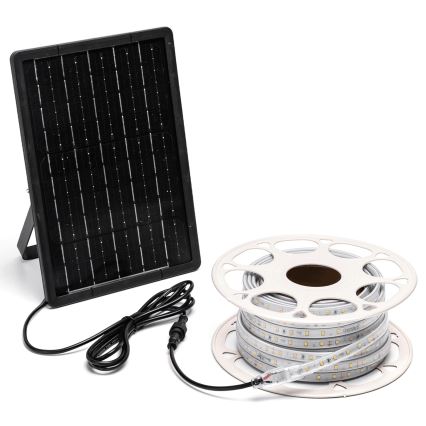 Aigostar - LED Prigušiva solarna traka LED/10W/3,2V 10 m 2700K IP65 + Daljinski upravljač