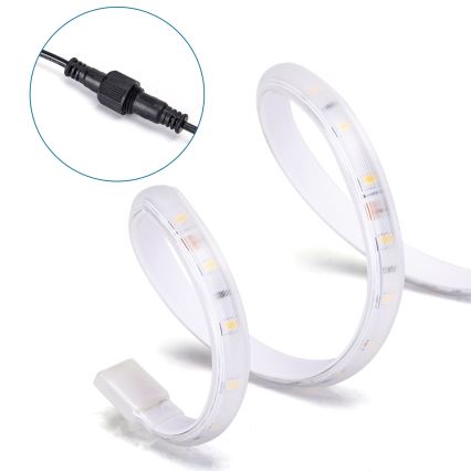 Aigostar - LED Prigušiva solarna traka LED/10W/3,2V 10 m 6500K IP65 + Daljinski upravljač