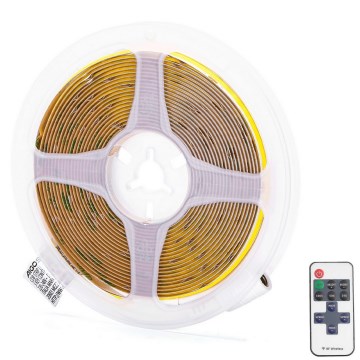Aigostar - LED Prigušiva traka 5m LED/36W/24/230V 3000K + Daljinski upravljač