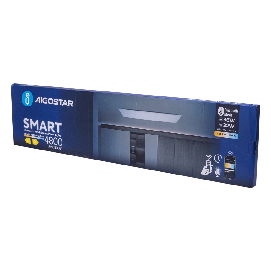 Aigostar - LED Prigušivi panel nadgradni MESH LED/36W/230V 2700-6500K 120x30 cm