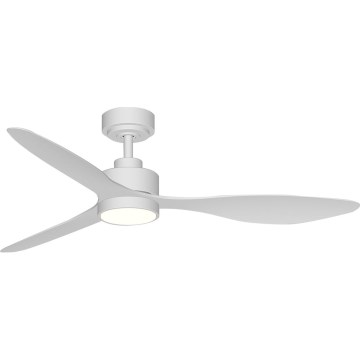 Aigostar - LED Prigušivi plafonski ventilator LED/20W/230V 2700-6500K 132cm bela + Daljinski upravljač