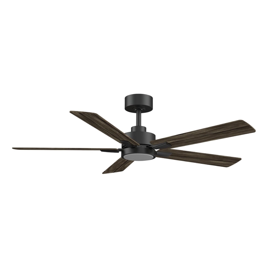 Aigostar - LED Prigušivi plafonski ventilator LED/20W/230V 2700-6500K 132cm braon + Daljinski upravljač