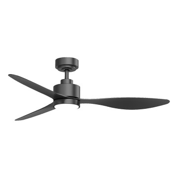 Aigostar - LED Prigušivi plafonski ventilator LED/20W/230V 2700-6500K 132cm crno + Daljinski upravljač