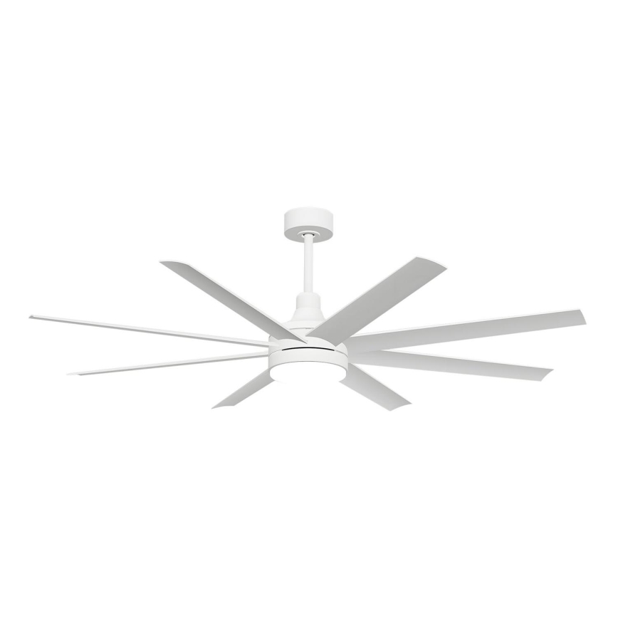 Aigostar - LED Prigušivi plafonski ventilator LED/24W/230V 2700-6500K pr. 165 cm + Daljinski upravljač bela