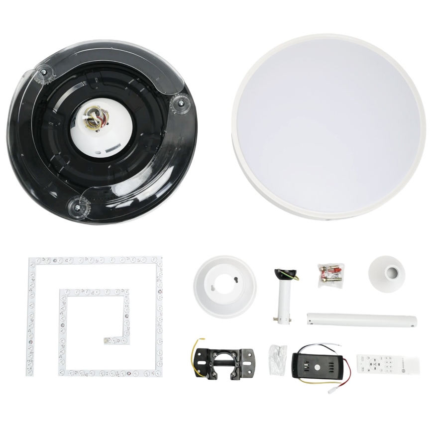 Aigostar - LED Prigušivi plafonski ventilator LED/36W/230V 2700-6500K pr. 107 cm + Daljinski upravljač bela