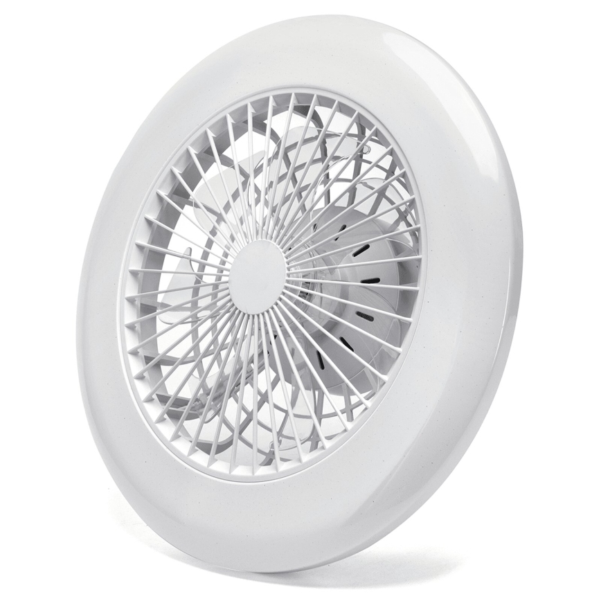 Aigostar - LED Prigušivi plafonski ventilator LED/40W/230V 2700-6500K pr. 49 cm + Daljinski upravljač bela
