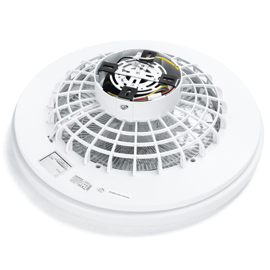 Aigostar - LED Prigušivi plafonski ventilator LED/40W/230V 2700-6500K pr. 48 cm + Daljinski upravljač bela