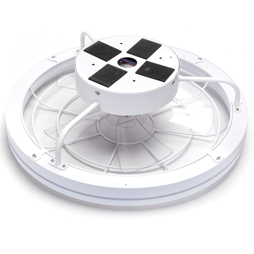 Aigostar - LED Prigušivi plafonski ventilator LED/40W/230V 2700-6500K pr. 48 cm + Daljinski upravljač bela