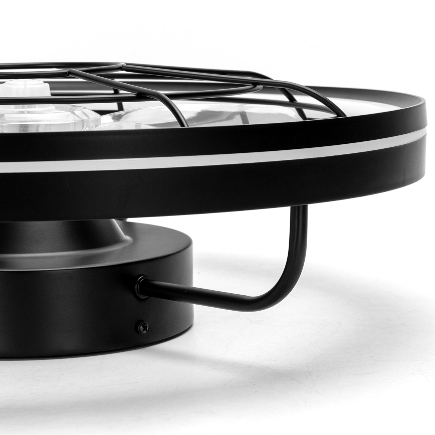 Aigostar - LED Prigušivi plafonski ventilator LED/40W/230V 2700-6500K pr. 48 cm + Daljinski upravljač crno