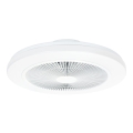 Aigostar - LED Prigušivi plafonski ventilator LED/40W/230V 2700-6500K pr. 48 cm + Daljinski upravljač bela