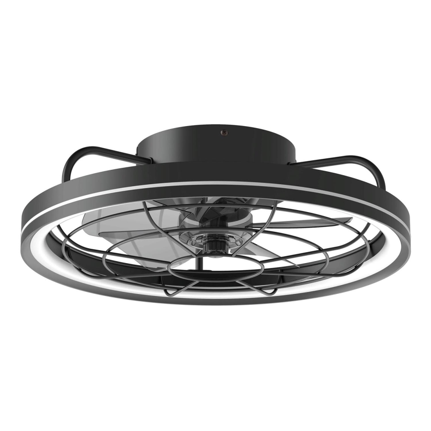 Aigostar - LED Prigušivi plafonski ventilator LED/40W/230V 2700-6500K pr. 48 cm + Daljinski upravljač crno
