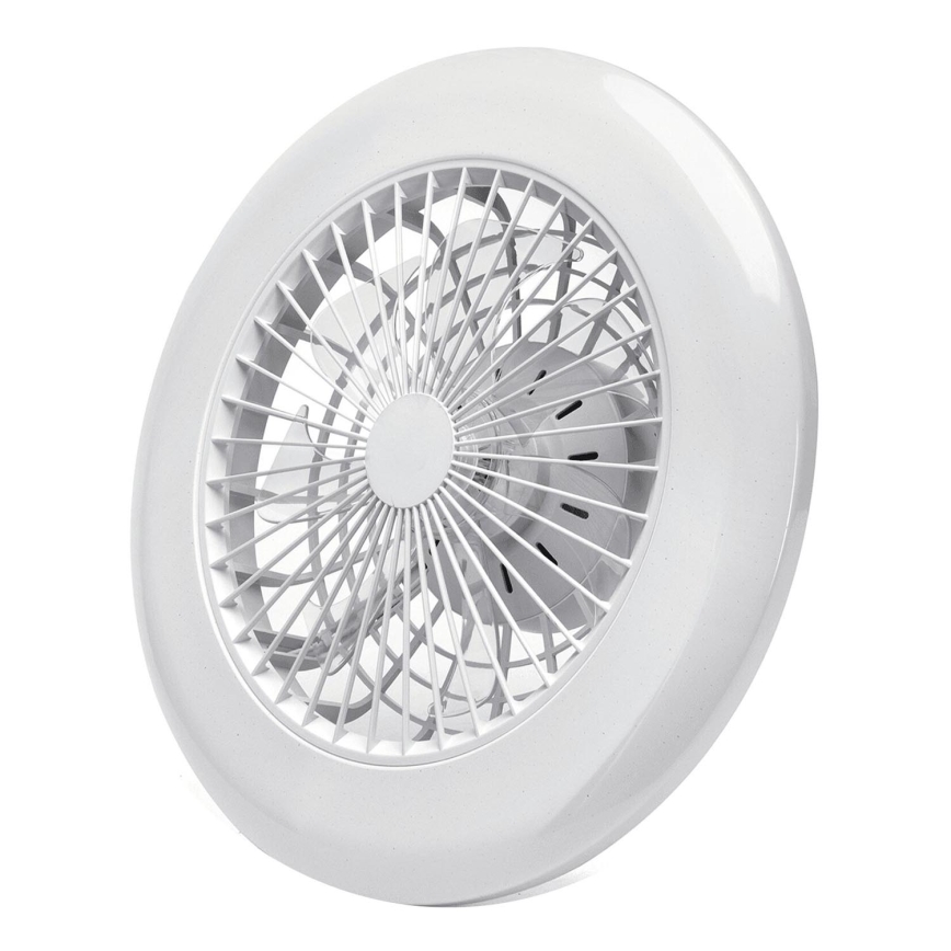 Aigostar - LED Prigušivi plafonski ventilator LED/40W/230V 2700-6500K pr. 49 cm + Daljinski upravljač bela