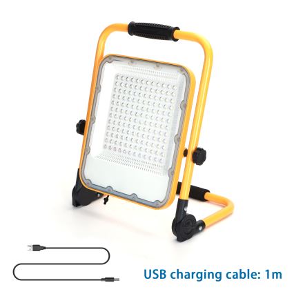 Aigostar - LED Prigušivi punjivi reflektor LED/100W/5V 6500K IP65 15000 mAh