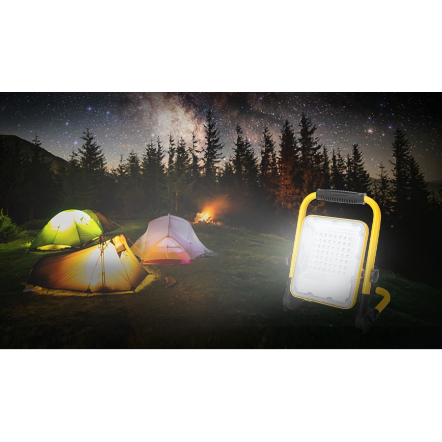Aigostar - LED Prigušivi punjivi reflektor LED/100W/5V 6500K IP65 15000 mAh