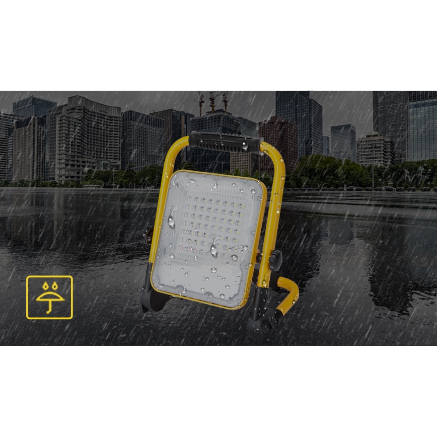 Aigostar - LED Prigušivi punjivi reflektor LED/100W/5V 6500K IP65 15000 mAh