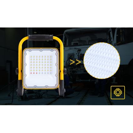 Aigostar - LED Prigušivi punjivi reflektor LED/100W/5V 6500K IP65 1500mAh