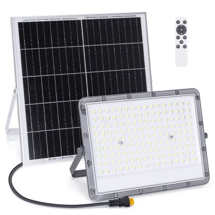 Aigostar - LED Prigušivi solarni reflektor LED/200W/3,2V IP65 + Daljinski upravljač