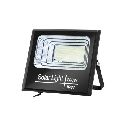 Aigostar - LED Prigušivi solarni reflektor LED/200W/3,2V IP67 25000 mAh + Daljinski upravljač