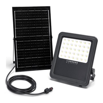 Aigostar - LED Prigušivi solarni reflektor LED/300W/3,4V IP65 + Daljinski upravljač