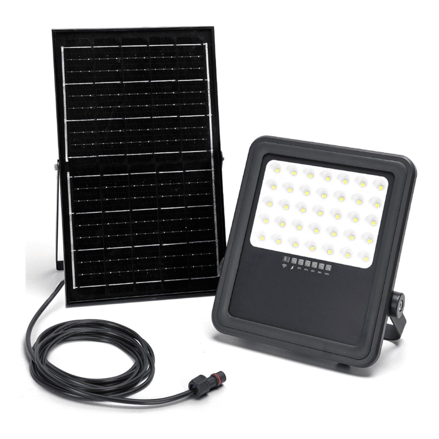 Aigostar - LED Prigušivi solarni reflektor LED/300W/3,4V IP65 + Daljinski upravljač