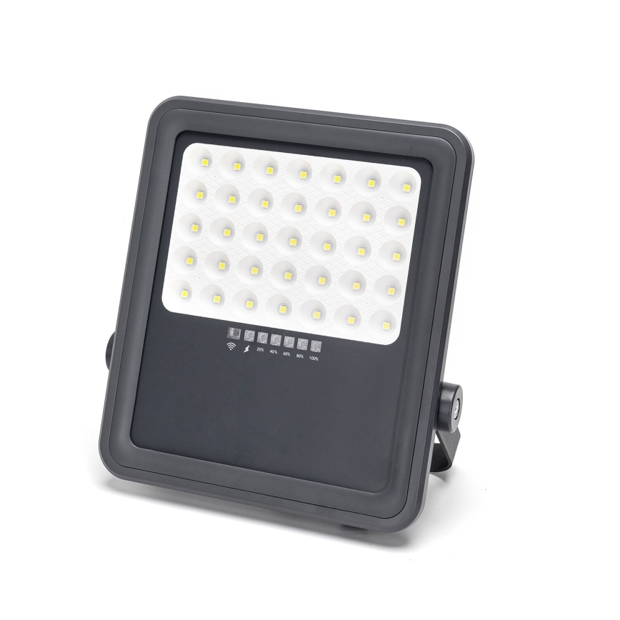 Aigostar - LED Prigušivi solarni reflektor LED/300W/3,4V IP65 + Daljinski upravljač