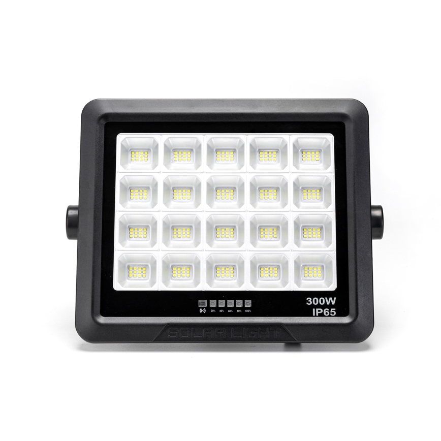 Aigostar - LED Prigušivi solarni reflektor LED/300W/3,4V IP65 + Daljinski upravljač