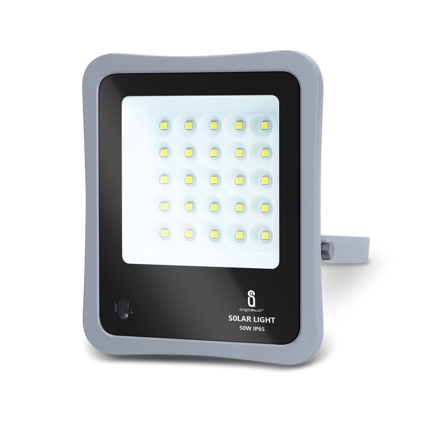 Aigostar - LED Prigušivi solarni reflektor LED/50W/3,2V IP65 6000 mAh + Daljinski upravljač