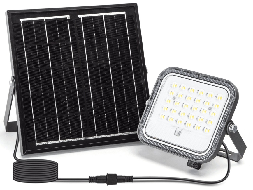 Aigostar - LED Prigušivi solarni reflektor LED/50W/3,4V 3000/4000/6500K IP66 + Daljinski upravljač