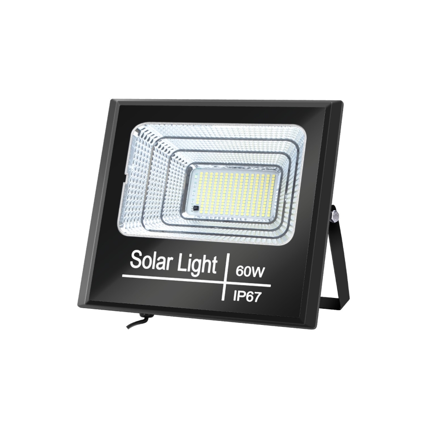 Aigostar - LED Prigušivi solarni reflektor LED/60W/3,2V 2000 mAh IP67 + Daljinski upravljač