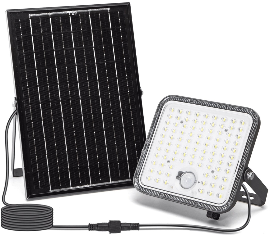 Aigostar - LED Prigušivi solarni reflektor sa senzorom LED/120W/3,4V 6500K IP66 + Daljinski upravljač