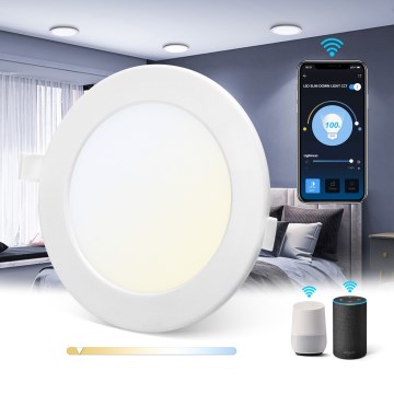 Aigostar - LED Prigušivo ugradbeno svetlo MESH LED/6W/230V 2700-6500K bela