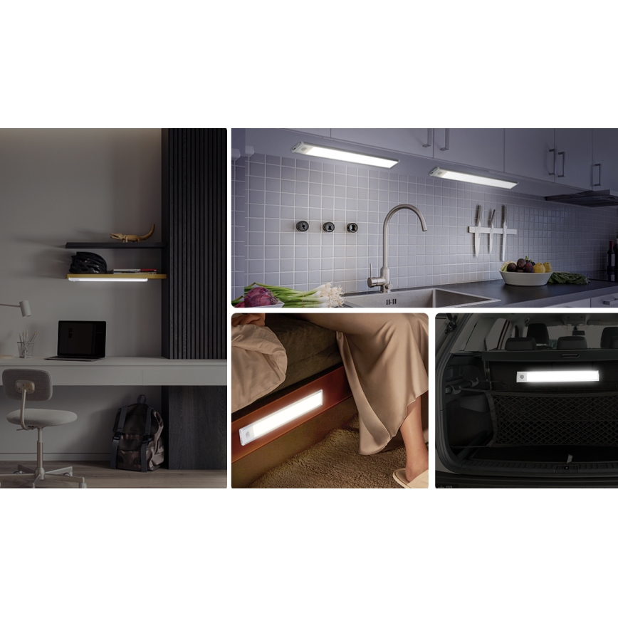 Aigostar - LED Punjiva rasveta za nameštaj sa senzorom LED/1,5W/5V 6500K
