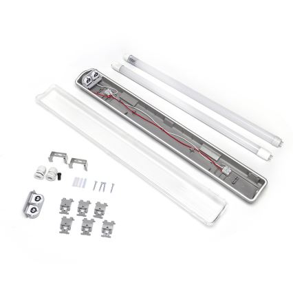 Aigostar - LED Radna fluorescentna cev 2xG13/9W/230V 4000K 66,6 cm IP65