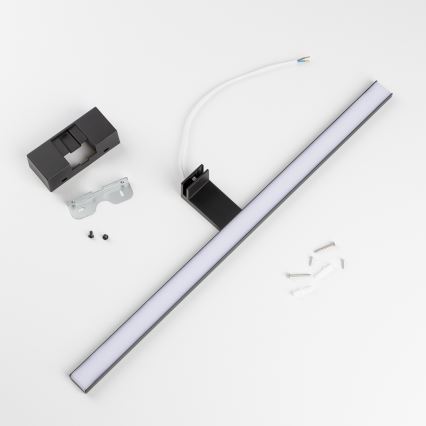 Aigostar - LED rasveta za ogledalo u kupatilu LED/12W/230V 4000K 60 cm IP44 crno