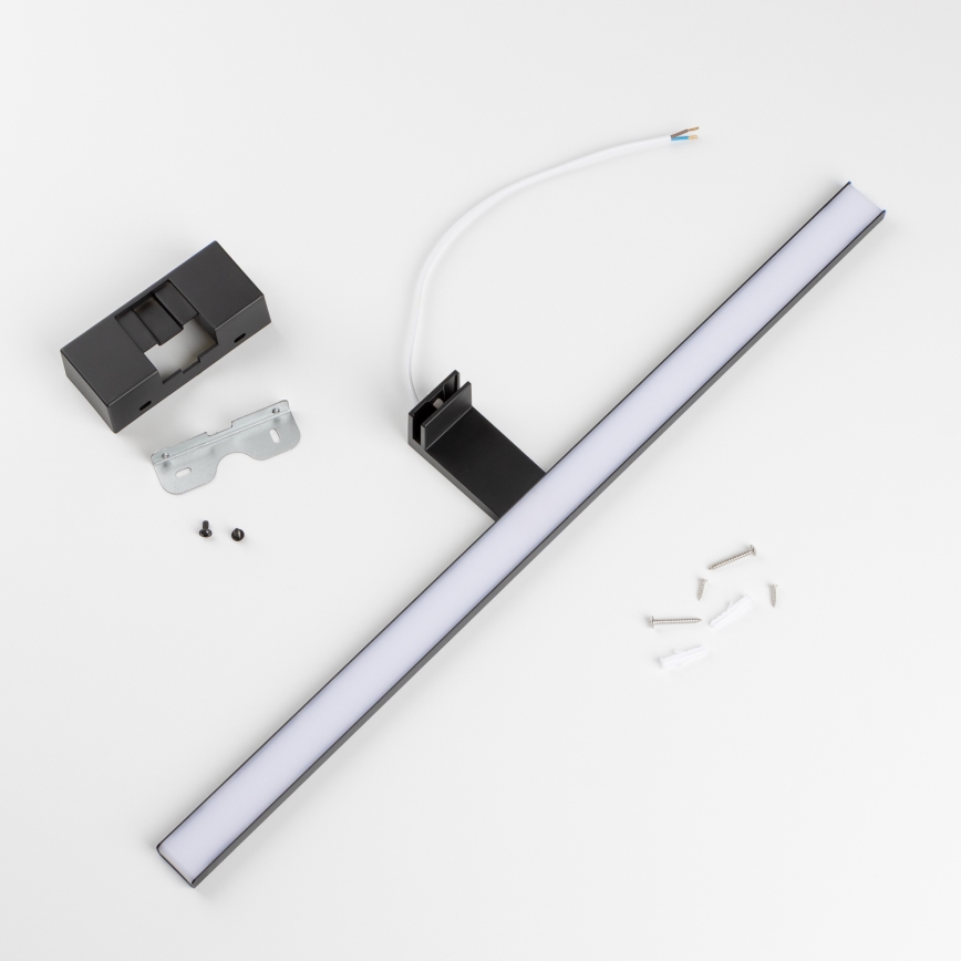 Aigostar - LED rasveta za ogledalo u kupatilu LED/12W/230V 4000K 60 cm IP44 crno
