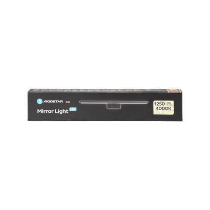 Aigostar - LED rasveta za ogledalo u kupatilu LED/12W/230V 4000K 60 cm IP44 crno