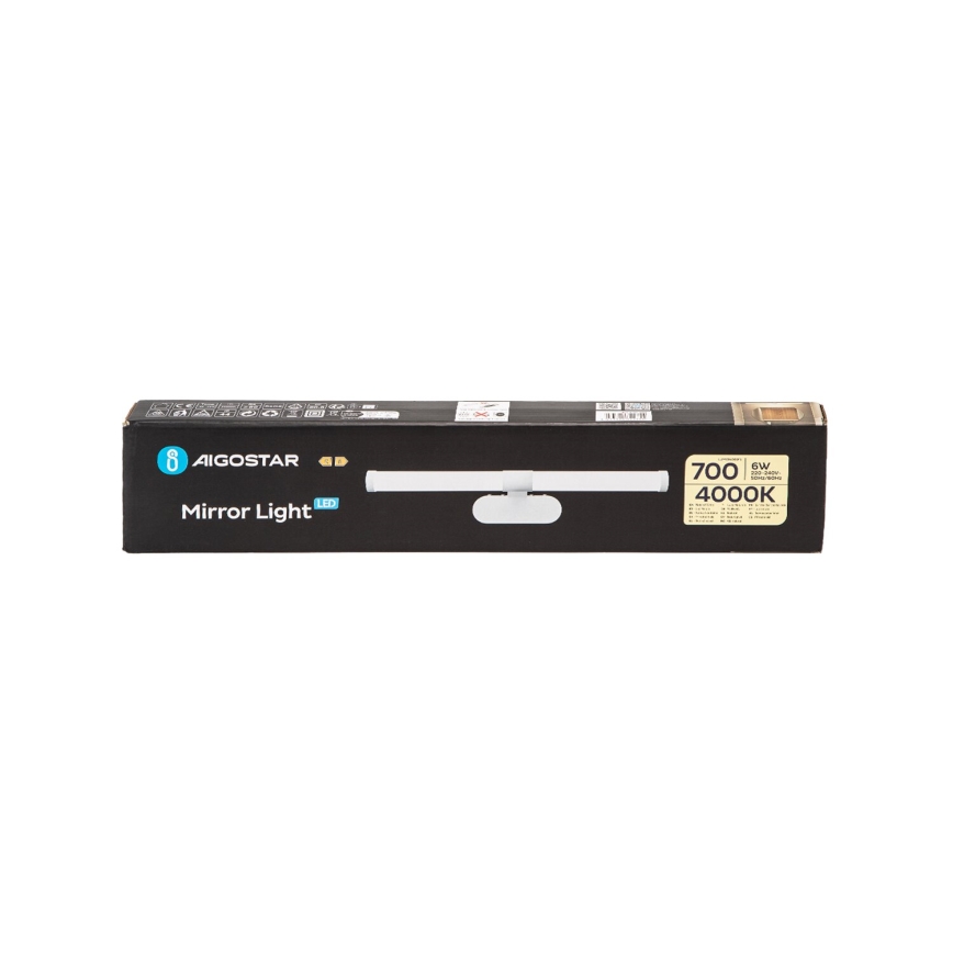 Aigostar - LED Rasveta za ogledalo u kupatilu LED/6W/230V 4000K 40cm IP44