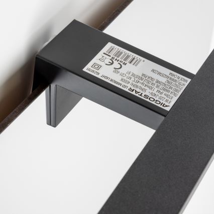 Aigostar - LED rasveta za ogledalo u kupatilu LED/8W/230V 4000K 40 cm IP44 crno