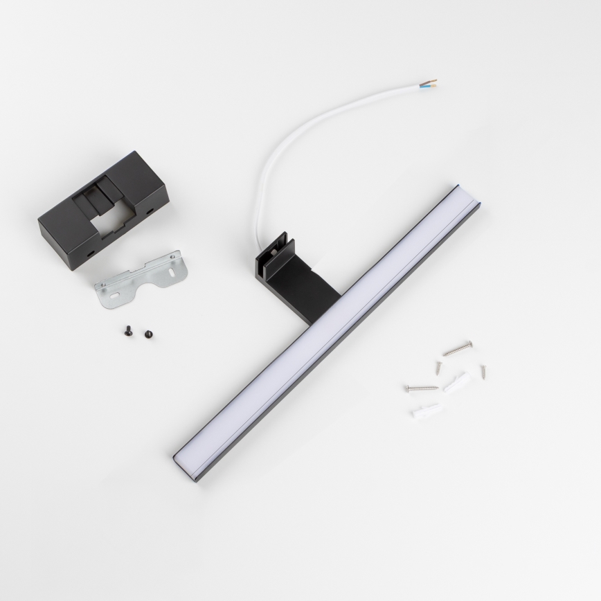 Aigostar - LED rasveta za ogledalo u kupatilu LED/8W/230V 4000K 40 cm IP44 crno