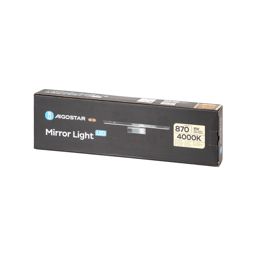 Aigostar - LED Rasveta za ogledalo u kupatilu LED/8W/230V 4000K 40cm IP44
