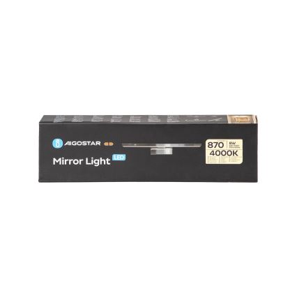 Aigostar - LED Rasveta za ogledalo u kupatilu LED/8W/230V 4000K 40cm IP44