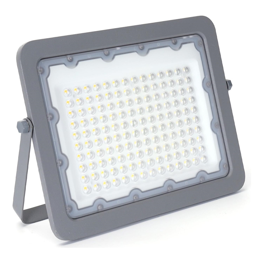 Aigostar - LED Reflektor LED/100W/230V sivo 4000K IP65