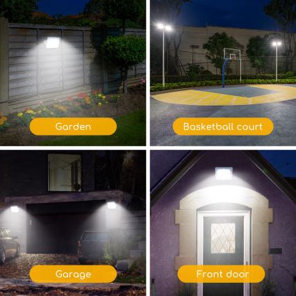 Aigostar - LED Reflektor LED/150W/230V sivo 6500K IP65