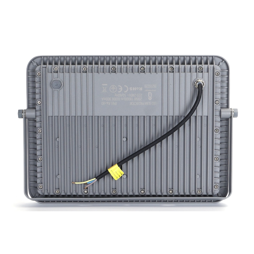 Aigostar - LED Reflektor LED/200W/230V sivo 6500K IP65