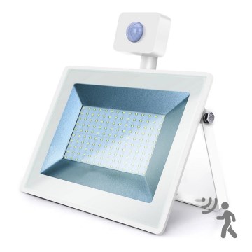 Aigostar - LED reflektor sa senzorom LED/100W/230V 6400K IP65 beli