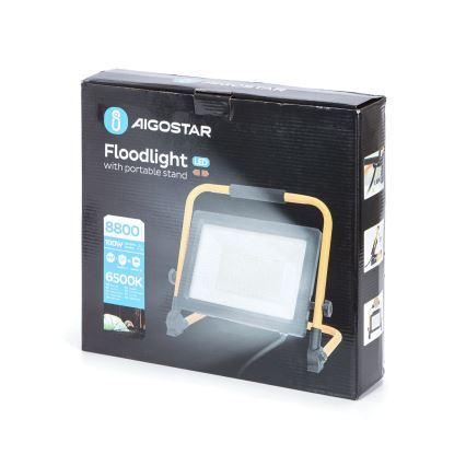 Aigostar - LED Reflektor sa stalkom LED/100W/230V 6500K IP65