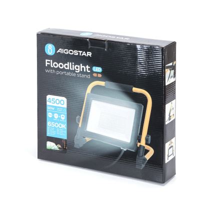 Aigostar - LED Reflektor sa stalkom LED/50W/230V 6500K IP65