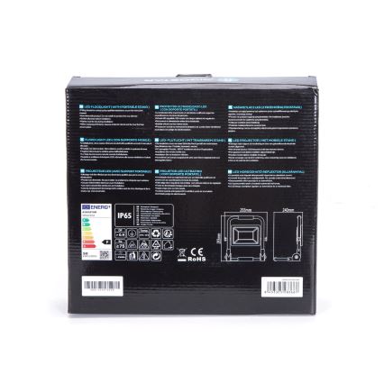 Aigostar - LED Reflektor sa stalkom LED/50W/230V 6500K IP65