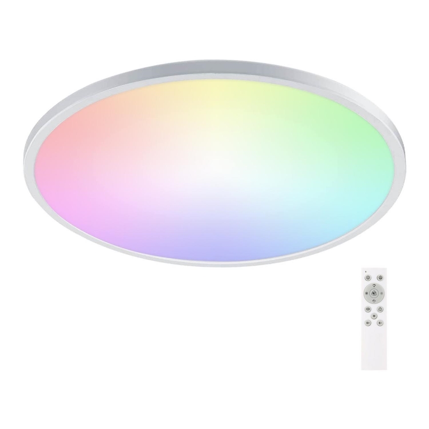 Aigostar - LED RGB Prigušiva plafonjera za kupatilo LED/24W/230V 3000-6500K pr. 42 cm IP44 + Daljinski upravljač