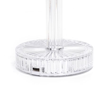 Aigostar - LED RGB Prigušiva punjiva stona lampa LED/1W/5V 1800mAh 26 cm + Daljinski upravljač